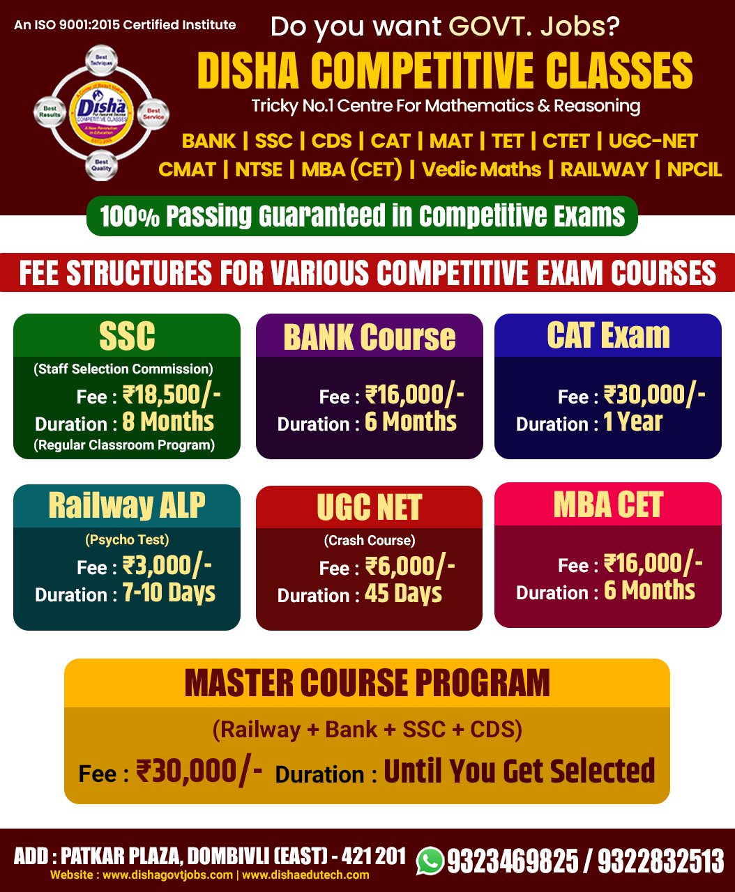Fee Structure P1 F